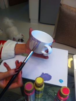 diy art paint porcelain cup design easy blog lifestyle 香港 杯 陶瓷 陶瓷杯 花紋 
